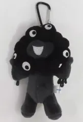 【中古】ぬいぐるみマスコット・ぬいぐるみバッジ 黒ミャクミャク(立ち) カラビナ付きマスコット 「EXPO2025 大阪・関西万博」