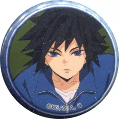 【中古】バッジ・ピンズ(キャラクター) 冨岡義勇 「鬼滅の刃 中高一貫!!キメツ学園物語×ufotable cafe ランダム缶バッジ(第1弾)」