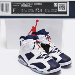 NIKE Air Jordan 6 Retro Olympic ナイキ エアジョーダン6 レトロ オリンピック US9 27cm メンズ スニーカー CT8529 164 '