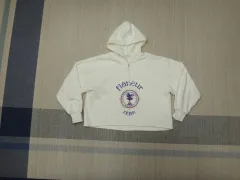 (88サイズ) O'2nd ハーフ ジップアップ 刺繍 WHO フードトップス