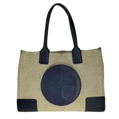 トリーバーチ TORY BURCH エラ キャンバス トートバッグ レディース 表記無 