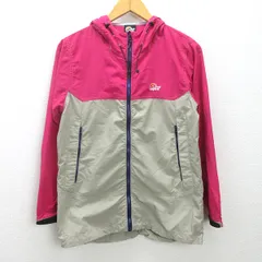 K■ロウアルパイン/Lowe alpine フーディナイロンジャケット【XL】ピンク/ベージュ/LADIES■39【中古】のサムネイル