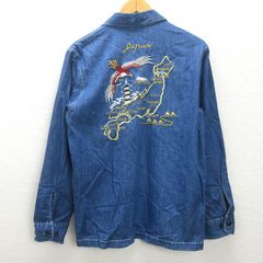 ALPHA INDUSTRIES】デニムシャツジャケット 青 M☆ - メルカリ