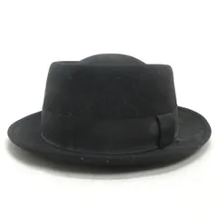 K■エフエーティー/FAT フェルトハット ボーラーハット 帽子【内周56cm程度】黒/MENS■42【中古】のサムネイル