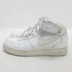 K■【25.5cm】ナイキ/NIKE 315123 AIR FORCE 1 MID スニーカー/白/MENS■6【中古】