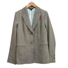 ブルックスブラザーズ BROOKS BROTHERS ジャケット シングル 2ボタン チドリ ライトブラウン系 サイズ M相当のサムネイル