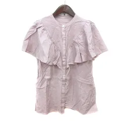 エニィスィス エニシス anySiS ブラウス 半袖 2 M ピンク /MN