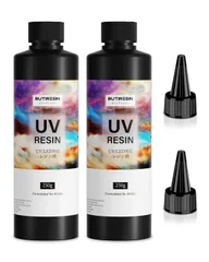 UVレジン液 大容量 ハードタイプ UV‐LED対応 500g 高い透明度 急速硬化 黄変なし レジン液 低刺激 DIY レジンアート