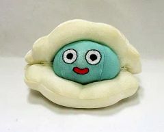 C☆展示☆ぴちょんくん(涙) やわらか葉っぱのりぬいぐるみ - メルカリ