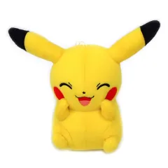 【中古】ぬいぐるみ ピカチュウ(笑顔・口開き/スマイル) ピカチュウマニア!コロッとまんまるぬいぐるみ～スマイル・おこりんぼ・くいしんぼう・はずかしがりや・ほんわかピカチュウ～ 「ポケットモンスター XY＆Z」