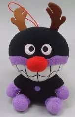 【中古】ぬいぐるみ ばいきんまん ころふわ クリスマスぬいぐるみ 「それいけ!アンパンマン」