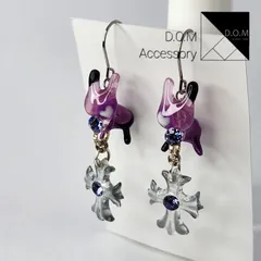 ✝️ゴスロリ✝️うさちゃんピアス(⋈◍＞◡＜◍)&クロス➳♡ †††