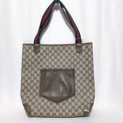 GUCCI グッチ GGキャンバス トートバッグ シェリーライン レディース