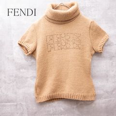 フェンディ　ヴィンテージ　ロゴ　ビジュータートルニット 　サマーニット　ズッカ フェンディ ヴィンテージ ロゴ ビジュータートルニット サマーニット