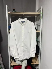 ポロ ラルフローレン 白 シャツ