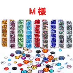 【M 様】　高分子ストーン　ミルキーストーン　デコストーン　デコうちわ　ラインストーン