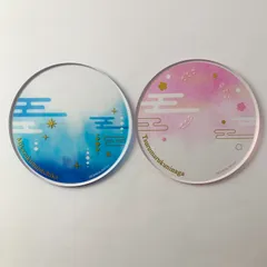 【まとめ売り】 刀剣乱舞 とうらぶ 三日月宗近 鶴丸国永 アクリルコースター単品 ファミリーマート限定 2点セット