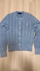 ポロラルフローレン ケーブルニット カーディガン M