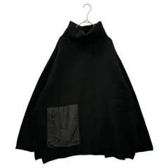 The Viridi-anne(ザヴィリディアン) 20AW Pocketed Turtleneck Sweater ポケット付 タートルネック ニット VI-3270-07 1 ブラックのサムネイル