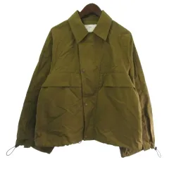 トーガ TOGA TOGA VIRILIS トーガ ビリリース TV241-FC314 Nylon taffeta blouson ジャケット ブルゾン ジップアップ ベージュ 44 のサムネイル