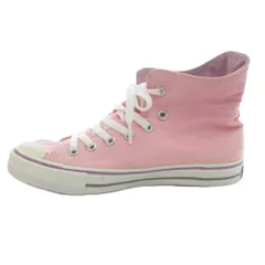 コンバース CONVERSE スニーカー シューズ ハイカット キャンバス 24cm ピンク /JS ■GY51のサムネイル