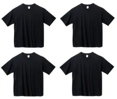 Printstar  Tシャツ　Sサイズ4枚組　無地　ブラック　新品未使用
