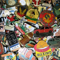 ピンバッジ 200個セット フランス雑貨 まとめ売り ピンズ ヴィンテージ ピンバッチ BB1-200-0412-6