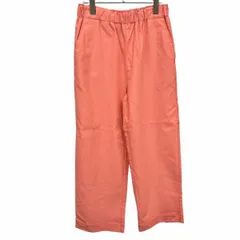 【新品】[印象N] hunch ハンチ のびのびストレートパンツ レディース Free サーモンピンク系 レーヨン×ナイロン×ポリウレタン 無地 ウエストゴム テーパード ファスナーなど無し 強めのストレッチのサムネイル