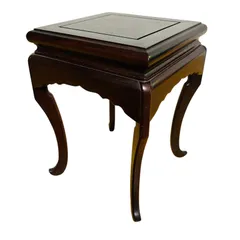 【猫脚】唐木紫檀 飾り台 花台 フラワースタンド 高卓 香炉台 紫檀無垢材【ミニサイズ】