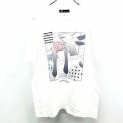 【新品】[印象N] arma bianca アルマビアンカ Tシャツ メンズ L 白 綿100% SHAMAN KING アニメ シャーマンキング パッチ族 シルバ lette-graph 半袖のサムネイル