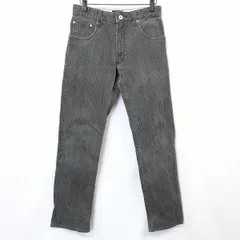 【中古】[印象B] NYLAUS ナイラス パンツ メンズ 76 ライトブラック 薄黒 綿×ポリウレタン ストレート ストレッチ ストライプ ジップフライのサムネイル
