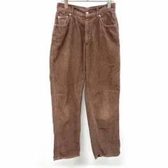 【中古】[印象B] SISLEY シスレー コーデュロイパンツ レディース 40 ブラウン 綿×ポリウレタン ストレート ジップフライ バックポケットにロゴのサムネイル