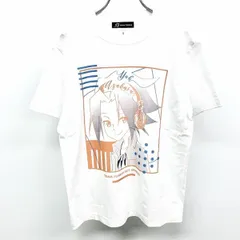 【新品】[印象N] arma bianca アルマビアンカ Tシャツ メンズ S 白 綿100% SHAMAN KING lette-graph TV シャーマンキング 麻倉葉 TVアニメ 丸首 半袖のサムネイル