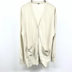 【中古】[印象A] ミラオーウェン Mila Owen 薄手 ニット カーディガン 無地 長袖 レーヨン×ナイロン S (0) ダークアイボリー ベージュ系 レディース 女性