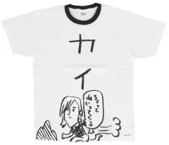 中古】Tシャツ カイ 根地の手作り風Tシャツ ホワイト Mサイズ