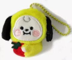 【中古】ぬいぐるみマスコット・ぬいぐるみバッジ CHIMMY(ジミン) トレーディングぬいぐるみキーホルダー 「BT21」 TSUTAYA限定