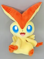 【中古】ぬいぐるみ ビクティニ もふぐっとぬいぐるみ～ヒノアラシ・ビクティニ～ 「ポケットモンスター」