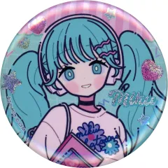 【中古】バッジ・ピンズ 初音ミク POP 「COCOLLABO×piapro 39Culture 2025 トレーディング 大き目ホログラム缶バッジ」