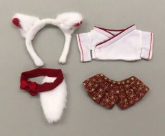 いつぬいおきがえシリーズ きつね着ぐるみ ブラック - メルカリ