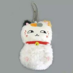 [중고]키홀더·마스코트(캐릭터) 냥코 선생님(삼모 고양이) 옷차림 마스코트 [이치반 쿠지 나츠메 친구장~프리치 옷입기 냥코 선생님~] E상
