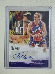 2019 - 20 nba トム チャンバース サイン入りオート カード フェニックス・サンズ