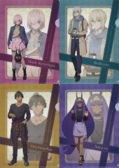 [중고] 클리어 파일 집합(A) A4 클리어 파일 4장 세트 [극장판 Fate/Grand Order -신성원탁영역 카멜롯- 후편 Paladin; Agateram×로손]
