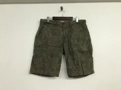 本物ジーアールエヌgrnコットン花柄フラワーチノショートハーフパンツサーフミリタリーアメカジワークビジネススーツストリートスケーターゴルフメンズ茶ブラウン2Mのサムネイル
