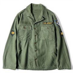 U.S. Army OG-107 サテンシャツ 14½×33 実物 米軍 - メルカリ