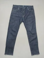 34 TBJ インディゴデニム 生デニム スリム テーパード ジーン ジーンズ