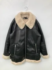 ZARA ザラ レザージャケット M ブラック