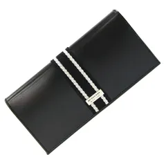  バーバリー ブラックレーベル 二つ折り長財布 ブラック