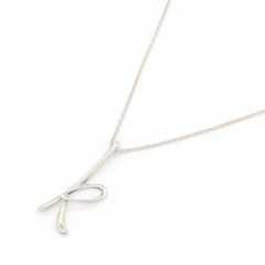 美品】希少 ティファニー レター アルファベット K ネックレス SV925 