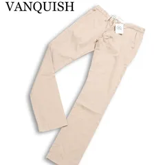 【新品 未使用】 VANQUISH ヴァンキッシュ 通年★ ストレッチ スキニー チノ パンツ Sz.2 メンズのサムネイル