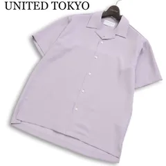 UNITED TOKYO ユナイテッドトウキョウ 春夏★ 半袖 オープンカラー シャツ 日本製 岐阜 Sz.1 メンズ